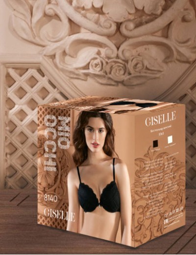 Бюстгальтер пуш-ап гель Mioocchi GISELLE 8140 nero, Цвет: nero (черный), Размеры: 70B, изображение 7