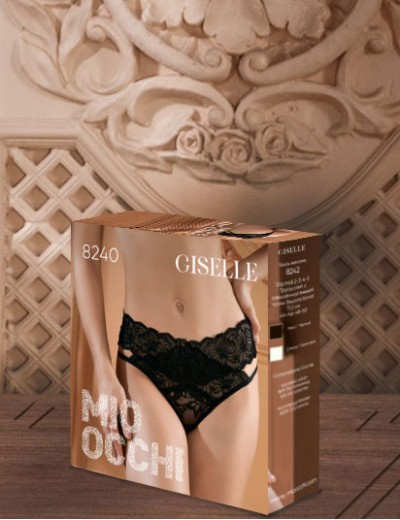 Трусики бразилиана Mioocchi GISELLE 8240 crema, Цвет: crema (молочный), Размеры: XL, изображение 4