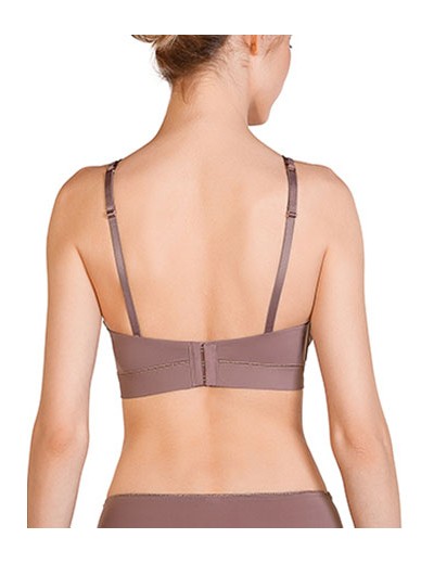 Бралетт со съемными вкладышами Mioocchi CRYSTALL 7740 stone, Цвет: stone (кофейный), Размеры: 85B, изображение 2