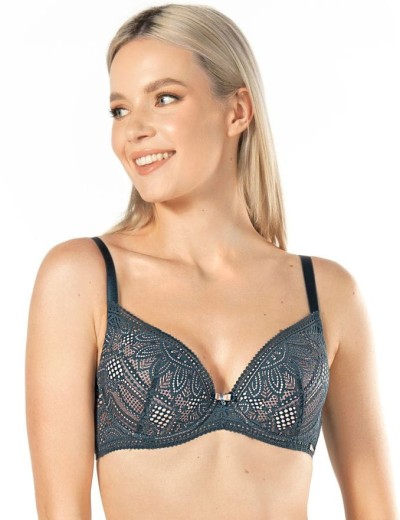 Бюстгальтер балконет пуш-ап Nipplex DANIELA P-UP деним, Цвет: деним, Размеры: 65F, изображение 2