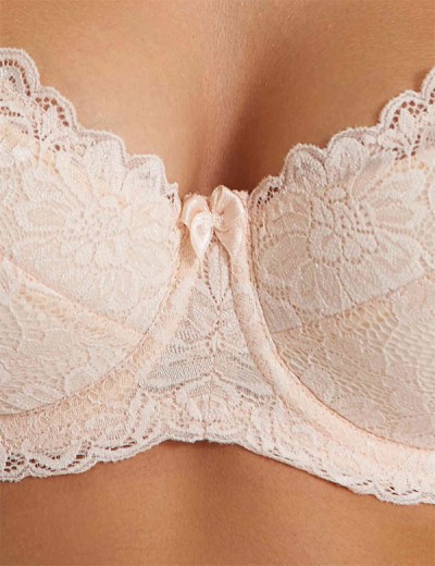 Бюстгальтер балконет Simona M 802/05 жасмин, Цвет: жасмин, Размеры: 85G, изображение 6