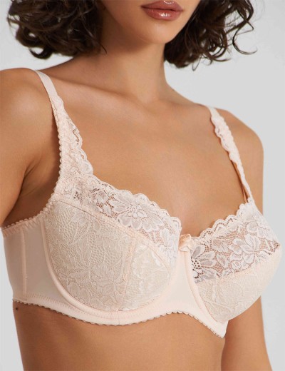 Бюстгальтер полумягкий Simona M 900/05 жасмин, Цвет: жасмин, Размеры: 90F, изображение 4