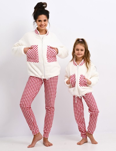 Детская теплая толстовка Sensis PERFECT KIDS, Цвет: белый, Размеры: 122-128, изображение 2