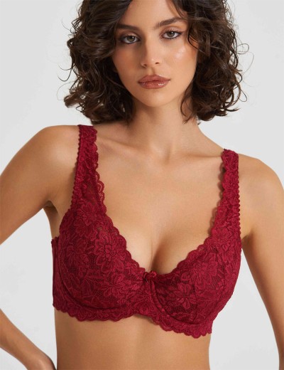 Бюстгальтер на поролоне Simona M 530 румба, Цвет: румба, Размеры: 85F, изображение 3