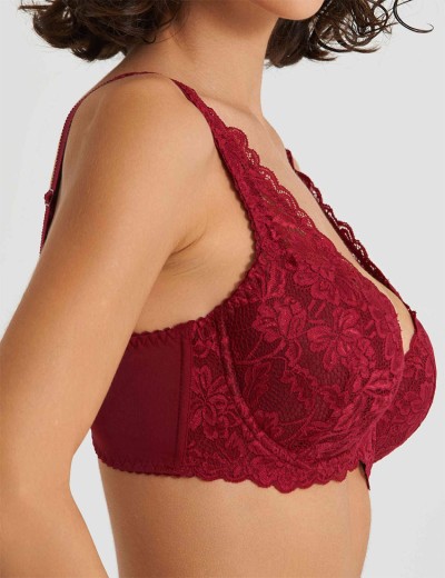 Бюстгальтер на поролоне Simona M 530 румба, Цвет: румба, Размеры: 85F, изображение 4