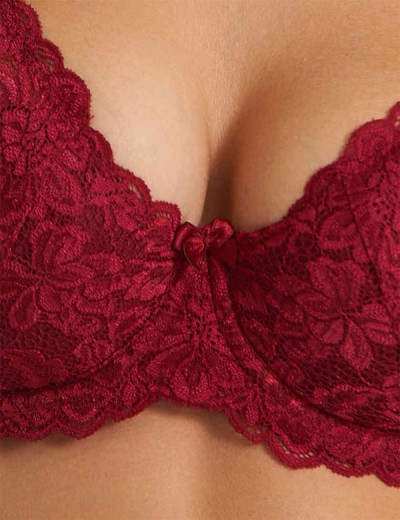 Бюстгальтер на поролоне Simona M 530 румба, Цвет: румба, Размеры: 85F, изображение 7