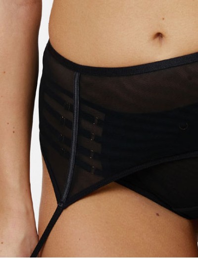 Пояс для чулок Subtille TEONA BLACK belt, Цвет: черный, Размеры: M, изображение 3