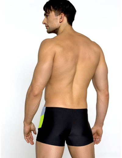 Плавки мужские Lorin BOXERKI 211 черный/зеленый, Цвет: черный/зеленый, Размеры: S, изображение 2