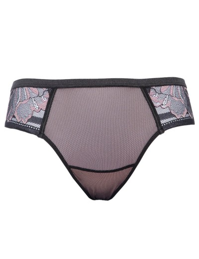 Трусики бразилиана Alles GLOSSY IRIS brazyliany black/pink, Цвет: черный, Размеры: S, изображение 5