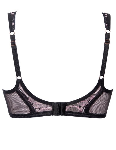 Кружевной бюстгальтер Alles GLOSSY IRIS M BRALETTE black/pink, Цвет: черный, Размеры: 70C, изображение 9