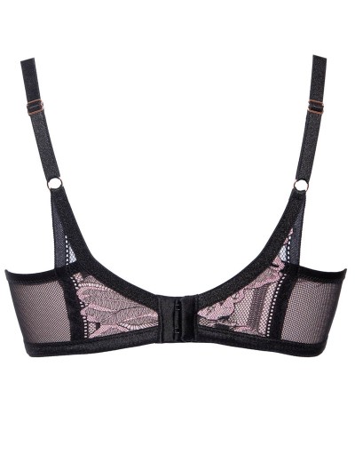 Бюстгальтер пуш-ап Alles GLOSSY IRIS P-UP black/pink, Цвет: черный, Размеры: 70C, изображение 8