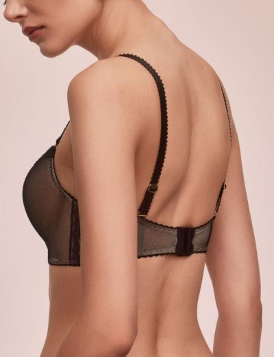 Бюстгальтер супер пуш-ап Alles NOCTURN 02 super P-UP черный, Цвет: черный, Размеры: 70E, изображение 2