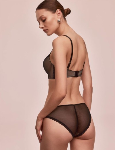 Бюстгальтер супер пуш-ап Alles NOCTURN 02 super P-UP черный, Цвет: черный, Размеры: 70E, изображение 6