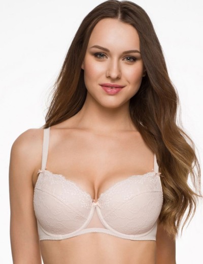 Бюстгальтер балконет пуш-ап Honey H06-14-L крем-брюле, Цвет: крем-брюле, Размеры: 80A, изображение 4 Бюстгальтер балконет пуш-ап Honey H06-14-L крем-брюле, Цвет: крем-брюле, Размеры: 80A, изображение 4