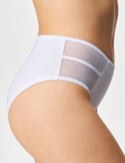 Трусы слипы миди Kinga ONYX 427/3-P белый, Цвет: белый, Размеры: M, изображение 3