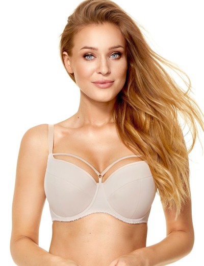 Бюстгальтер балконет Kinga NATI II BC-451 бежевый, Цвет: бежевый, Размеры: 65K, изображение 3