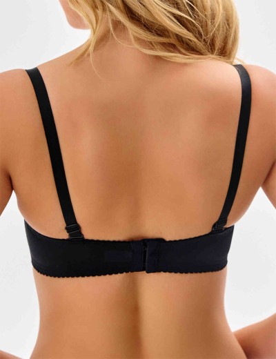 Бюстгальтер балконет анжелика Lina A 6035 черный, Цвет: черный, Размеры: 70G, изображение 2