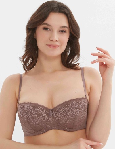 Бюстгальтер балконет анжелика Lina A 6035 перец, Цвет: перец, Размеры: 85C, изображение 6