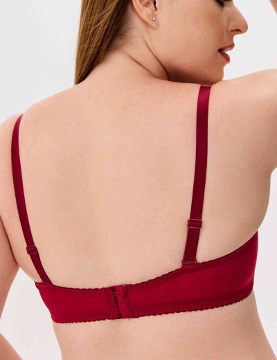 Бюстгальтер балконет анжелика Lina A 6035 румба, Цвет: румба, Размеры: 90D, изображение 2