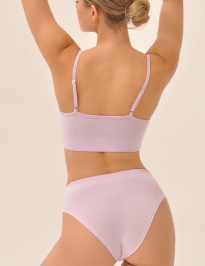 Хлопковые трусы слипы MY DS100 черничный йогурт, Цвет: сиреневый, Размеры: XL, изображение 2