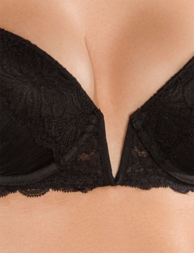 Бюстгальтер балконет планж Mioocchi GISELLE 8142 nero, Цвет: nero (черный), Размеры: 70D, изображение 4