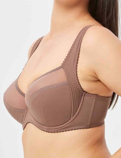 Бюстгальтер полумягкий с подкроем Novella 152 перец, Цвет: перец, Размеры: 75D, изображение 3