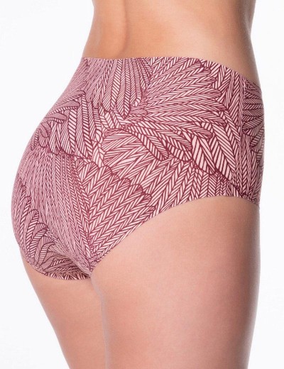 Высокие трусы слипы Julimex WINGS MAXI, Цвет: пыльная роза, Размеры: M, изображение 2