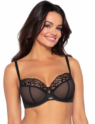 Бюстгальтер полумягкий Ava MONARCH 2056 PU Black, Цвет: черный, Размеры: 70I, изображение 3