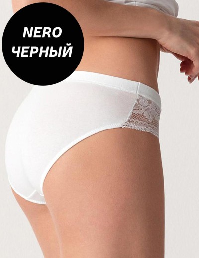 Трусы слипы с низкой посадкой Cotonella ADA67 CHARME nero, Цвет: nero (черный), Размеры: XL, изображение 2