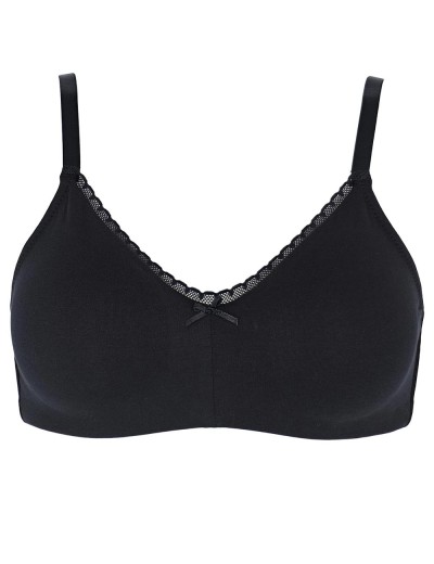 Бюстгальтер гладкий Cotonella ADA79 DAILY nero, Цвет: nero (черный), Размеры: 80C, изображение 3