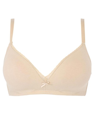 Мягкий хлопковый бюстгальтер Cotonella ADB02 DAILY beige, Цвет: beige (бежевый), Размеры: 85C, изображение 3