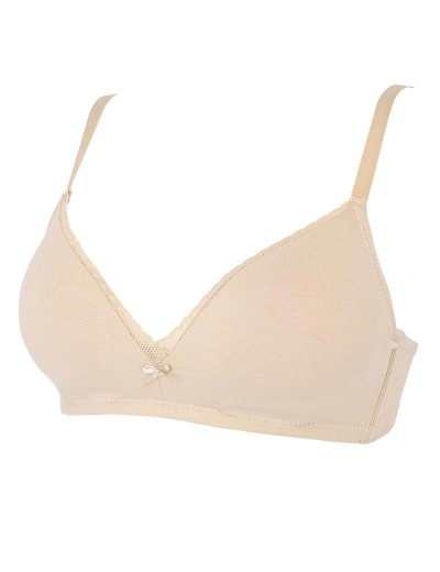 Мягкий хлопковый бюстгальтер Cotonella ADB02 DAILY beige, Цвет: beige (бежевый), Размеры: 85C, изображение 4