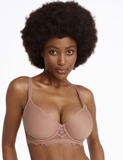 Бюстгальтер спейсер Esotiq IDEALLY 40869 бежево-розовый, Цвет: бежево-розовый, Размеры: 75G, изображение 2