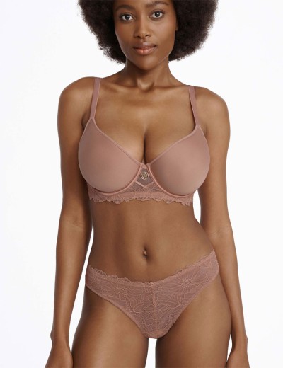 Бюстгальтер спейсер Esotiq IDEALLY 40869 бежево-розовый, Цвет: бежево-розовый, Размеры: 75G, изображение 8