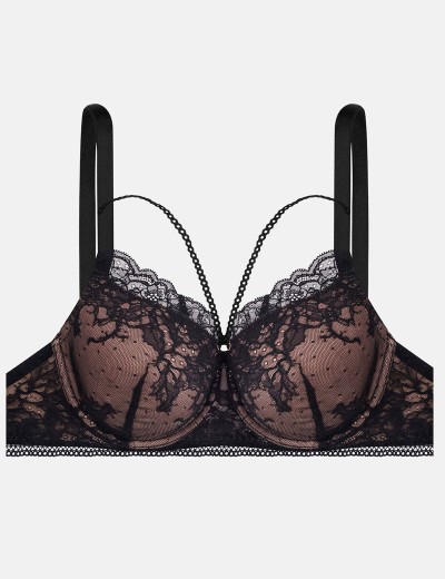 Мягкий формованный бюстгальтер Esotiq INTONATION 40878 черный+бежевый, Цвет: черный+бежевый, Размеры: 75G, изображение 7 Мягкий формованный бюстгальтер Esotiq INTONATION 40878 черный+бежевый, Цвет: черный+бежевый, Размеры: 75G, изображение 7