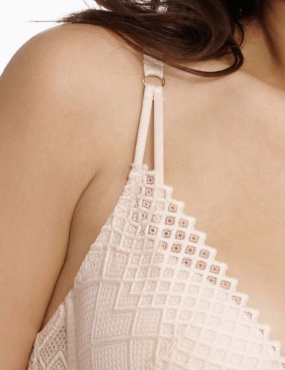 Бюстгальтер балконет пуш-ап Esotiq INNOCENT 40902 светло-бежевый, Цвет: светло-бежевый, Размеры: 70E, изображение 5