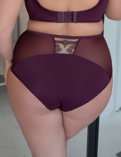 Трусы высокие Kris Line FORTUNA PRALINE briefs high waist light, Цвет: пралине, Размеры: L, изображение 2