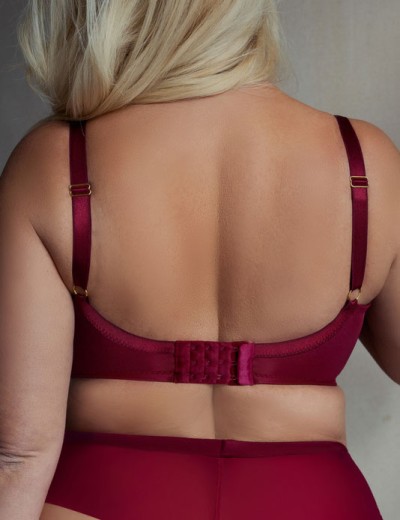 Бюстгальтер глубокий мягкий Kris Line RUBIN soft full cup, Цвет: гранат, Размеры: 70I, изображение 2