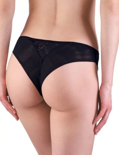 Трусы бразилиана Leilieve HAUTE COUTURE 7763 nero, Цвет: nero (черный), Размеры: L, изображение 2