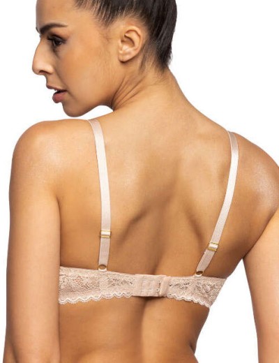 Бюстгальтер балконет пуш-ап MAT LETIKA Bezowy M-3705-11, Цвет: бежевый, Размеры: 65E, изображение 2