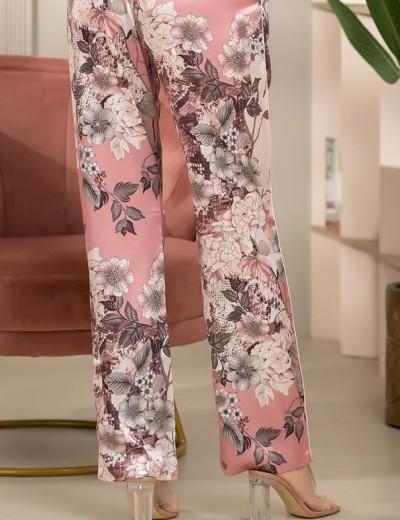 Пижама тройка шелковая Mia-Amore BRENDA 3846, Цвет: античная роза, Размеры: L, изображение 6