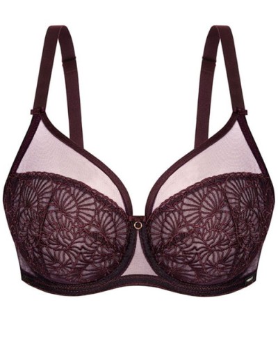 Бюстгальтер с мягкой чашкой Nipplex DAISY M, Цвет: баклажан, Размеры: 95C, изображение 5