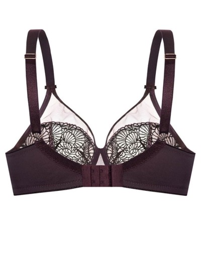 Бюстгальтер с мягкой чашкой Nipplex DAISY M, Цвет: баклажан, Размеры: 95C, изображение 6