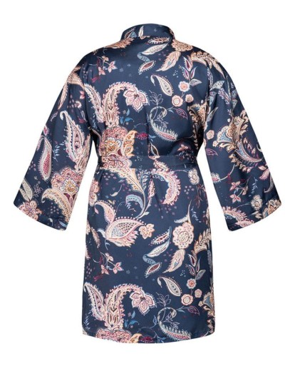 Домашний халат кимоно Nipplex DAISY, Цвет: тёмно-синий, Размеры: M, изображение 6