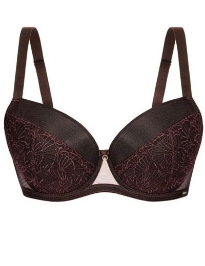 Бюстгальтер с плотной чашкой Nipplex DAISY U, Цвет: баклажан, Размеры: 90B, изображение 5 Бюстгальтер с плотной чашкой Nipplex DAISY U, Цвет: баклажан, Размеры: 90B, изображение 5