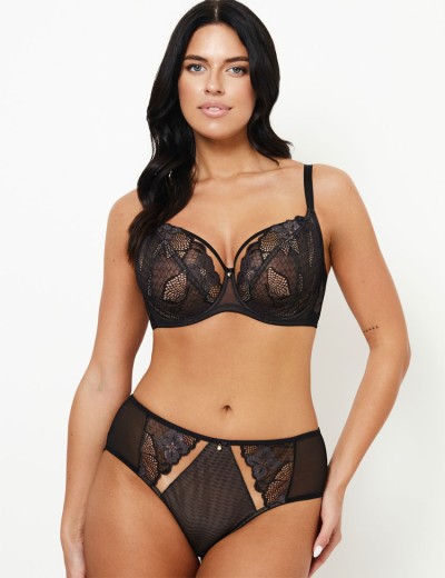 Трусы бразилиана Subtille NIKOLETTE BLACK brazilian, Цвет: черный, Размеры: 3XL, изображение 4