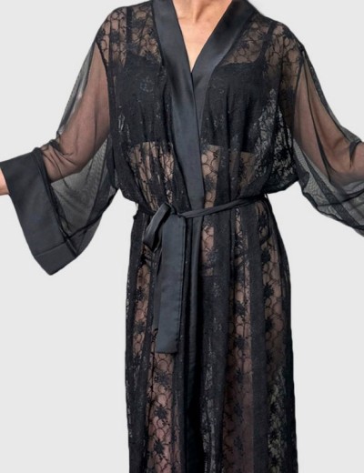 Пеньюар женский Subtille SECRET LOVE, Цвет: черный, Размеры: L/XL, изображение 3