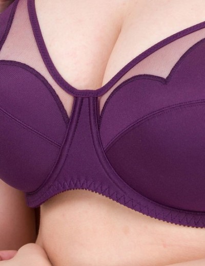 Бюстгальтер мягкий Aveline 660310 ежевичный, Цвет: ежевичный, Размеры: 75E, изображение 2