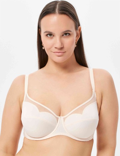 Бюстгальтер мягкий Aveline 660310 жасмин, Цвет: жасмин, Размеры: 105D, изображение 3