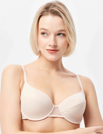 Бюстгальтер с поролоном Aveline 660370 суфле, Цвет: суфле, Размеры: 75C, изображение 2